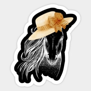 Derby day 2024 Funny Vintage Racing Horse lover Derby Hat Sticker